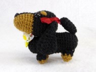 あみぐるみ ブラック＆タン